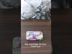 Cartucho Tin Box Hinged Tin de la prueba del niño