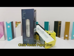 Cartucho de cigarrillo con botón a prueba de niños para cartucho de vape 510