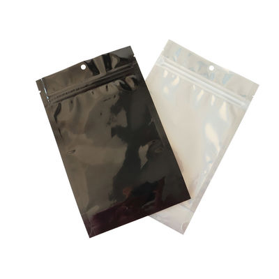 Clear Black escarda la bolsa de empaquetado de la mala hierba del dispensario del bolso el 1/2 onza de Mylar