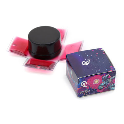 3ml 5ml 7ml 9ml Small Dab Live Rosin Hash Glass Packaging Concentrate Oil Jar with Chill Pack Gel Cold Pack Ice Packs Paper Box