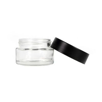 Jarrón de hierba de vidrio con tapa resistente a los niños 1 oz Jarrón de cáñamo hermético con tapa a prueba de niños