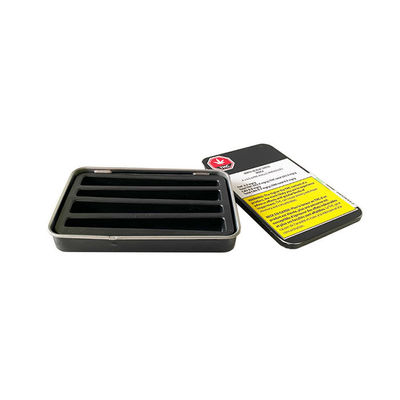 Diapositiva resistente Tin Box de la caja metálica del cigarrillo de Preroll de las latas del niño reutilizable