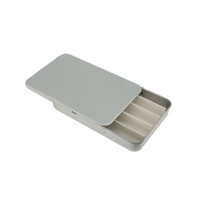 Diapositiva resistente Tin Box de la caja metálica del cigarrillo de Preroll de las latas del niño reutilizable