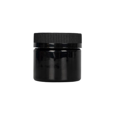 dispensario plástico del tarro de la mala hierba 3oz con el casquillo resistente 3.5g del niño