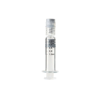 Jeringuillas del aceite del cáñamo de la cerradura de Luer del vidrio de Borosilicate