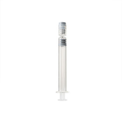 Jeringuilla de cristal médica de la jeringuilla 3ml de la cerradura de Prefillable Luer del grado para el aceite del cáñamo CBD