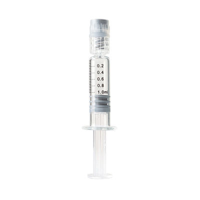 estéril reutilizable de la jeringuilla de cristal de la cerradura de 1mL Luer para el aceite de CBD
