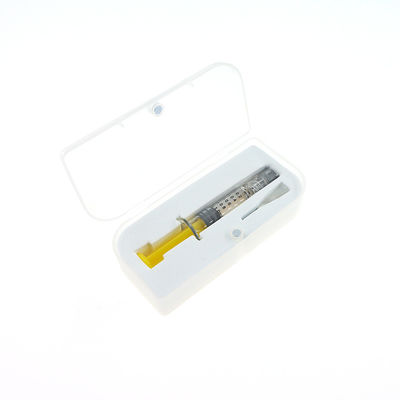 Jeringuillas coloreadas del concentrado del cáñamo CBD de las jeringuillas 1ml de la cerradura de Luer del émbolo
