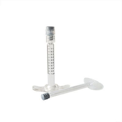 1 ml 2.25 ml 3 ml 5 ml Jeringuillas de borosilicato precargadas Pulgón de plástico metálico Jeringuillas de cerradura de Luer 5 ml Jeringuillas de vidrio 1 ml