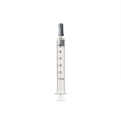Jeringuillas de cristal estéril de la extremidad de la cerradura de Luer para la jeringuilla del lenguado del aceite 3ml de CBD