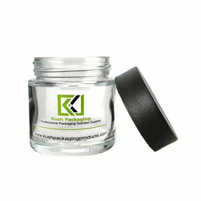 Resistente a los niños CR Paquete de hierba de vidrio personalizado 1 oz 2 oz 3 oz 4 oz 5 oz Jar de hierba