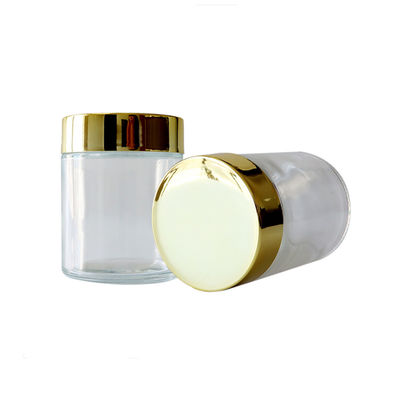 Jarrón de hierba de vidrio de primera calidad con diseño de lado recto-CR certificado Jarrón a prueba de niños 1oz 2oz 3oz 4oz 5oz