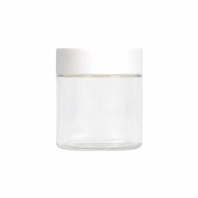 Jarrón de hierba de vidrio de primera calidad con diseño de lado recto-CR certificado Jarrón a prueba de niños 1oz 2oz 3oz 4oz 5oz