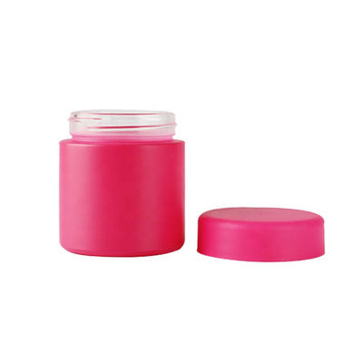 Jarrón de hierba de vidrio de primera calidad con diseño de lado recto-CR certificado Jarrón a prueba de niños 1oz 2oz 3oz 4oz 5oz