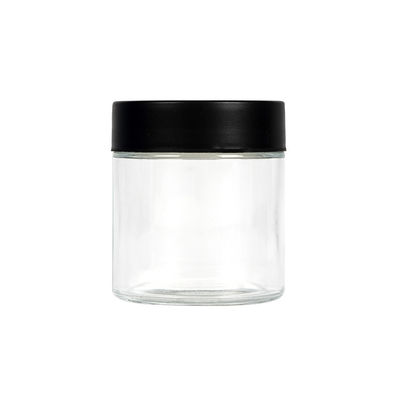 Alise el tarro de cristal de la flor de 3,5 gramos alrededor de la muestra formada disponible