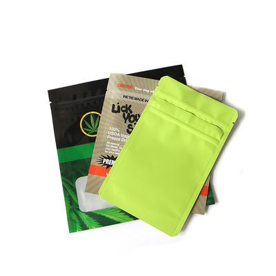 La mala hierba de encargo del bolso Ziplock de Mylar embala el cáñamo florece el empaquetado