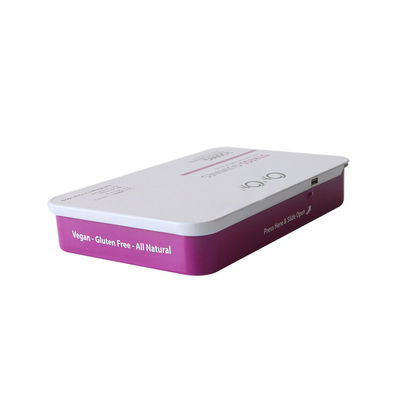 Caja de estaño resistente a los niños perfecta para la solución de pre-rollo de caramelos en varios tamaños