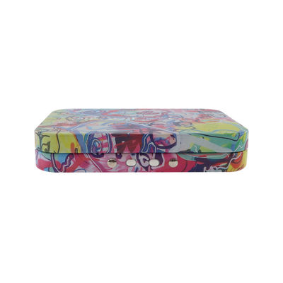 Cartucho con bisagras resistente de la tapa del niño que empaqueta a Tin Recyclable Metal Joint Box