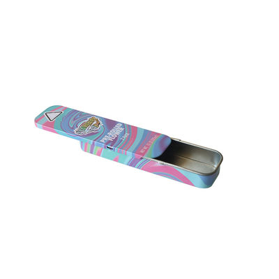 Pre ruede el resbalador resistente Tin Box del niño de los envases del metal