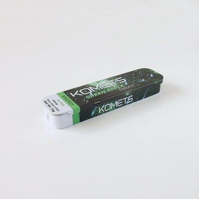 Niño rectangular portátil Tin Box For Vape Cartridge resistente del top de la diapositiva