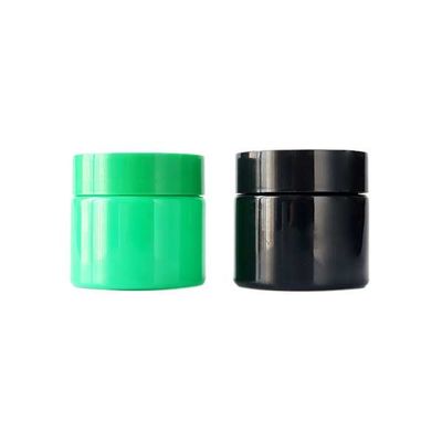 Almacenamiento de encargo del cáñamo de los envases de plástico del tarro de la flor del cáñamo del color 3oz