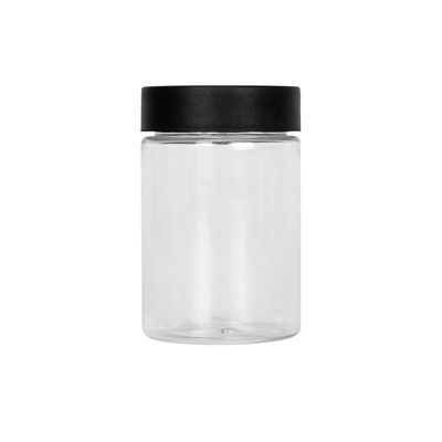 Tapa a prueba de niños de los envases plásticos de encargo de la mala hierba para el cáñamo 5oz 6oz 8oz