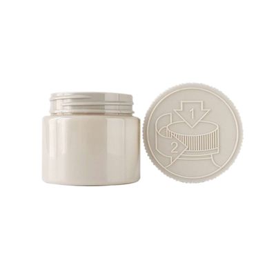 Resistente a los niños 3 oz PET plástico a prueba de olor Jarrón de hierba con 53-400 final de cuello