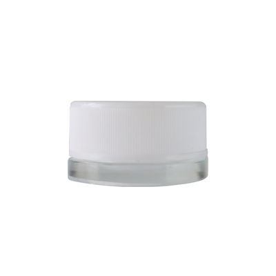 cáñamo de cristal del tarro del concentrado 9ml que empaqueta a Mini Clear Child Resistant Jar