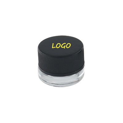 Tarro de vidrio transparente de 5 ml tapa a prueba de niños Tarro cuadrado tarro concentrado envasado con tapa a prueba de niños