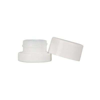 Tarro de cristal 5ml del concentrado negro blanco natural para el fragmento de la resina de la cera del cáñamo