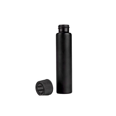 tubo resistente del rollo del niño de 27x113m m Matte Black Doob Glass Tube pre para el cáñamo