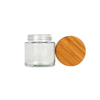 El casquillo de bambú del contenedor de almacenamiento de la marijuana del CRC 3oz 3,5 gramos escarda los tarros de empaquetado