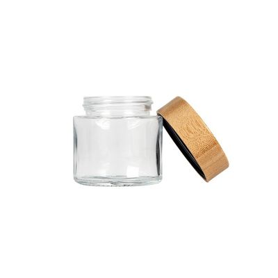 El casquillo de bambú del contenedor de almacenamiento de la marijuana del CRC 3oz 3,5 gramos escarda los tarros de empaquetado