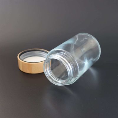 tarro de cristal a prueba de niños del almacenamiento 6oz para el vidrio de empaquetado de la mala hierba de la flor del cáñamo