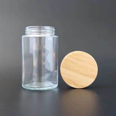 tarro de cristal a prueba de niños del almacenamiento 6oz para el vidrio de empaquetado de la mala hierba de la flor del cáñamo