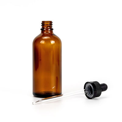 El múltiplo clasifica la botella resistente del dropper del aceite esencial del dropper del niño de cristal de la botella