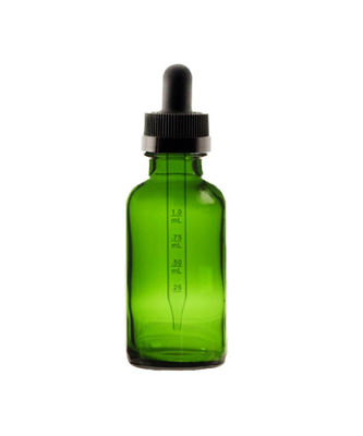 Botella de goteo personalizada para aceite esencial 15ml 30ml 50ml Botella de vidrio de suero a prueba de niños
