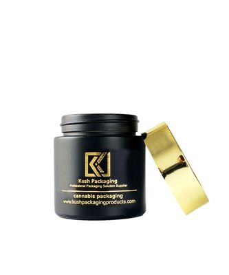 Jarrón de hierba de vidrio de primera calidad con diseño de lado recto-CR certificado Jarrón a prueba de niños 1oz 2oz 3oz 4oz 5oz