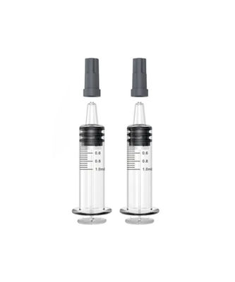 El aceite de CBD concentra la jeringuilla de cristal del resbalón de Luer de la jeringuilla de la cerradura de Luer