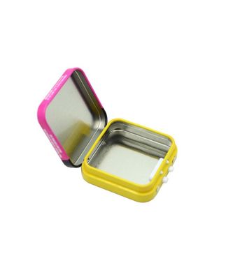 Cuadrado resistente Tin Box Food Grade Metal Tin For Candy Mint del niño