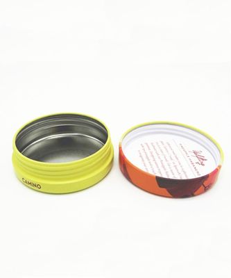 Empaquetado gomoso resistente de los productos de Tin Boxes With Lids CBD de la ronda del niño