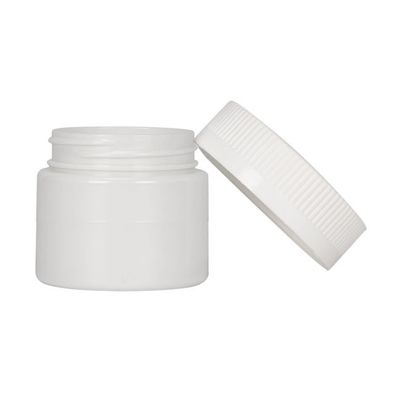 niño plástico del tarro de la mala hierba del ANIMAL DOMÉSTICO blanco opaco 3oz resistente