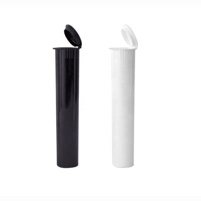 Envases de  en plástico PP Contenedores a prueba de niños Negro Blanco Personalizaciones Reutilizables Tubos de pop-up de Preroll