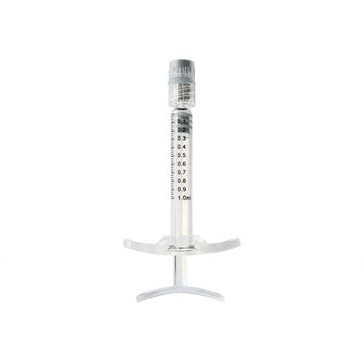 émbolo plástico de la jeringuilla de cristal de la cerradura de 100pcs/Case Luer