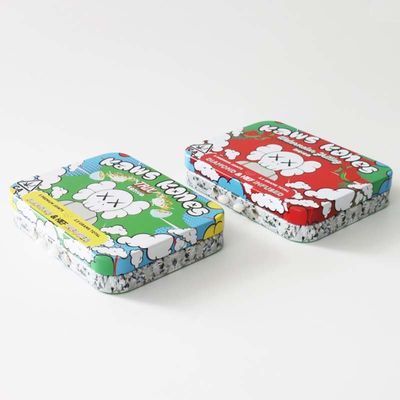 Niño rectangular Tin Box resistente con Matte Finish