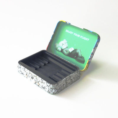 Niño rectangular Tin Box resistente con Matte Finish