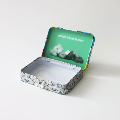 Niño rectangular Tin Box resistente con Matte Finish