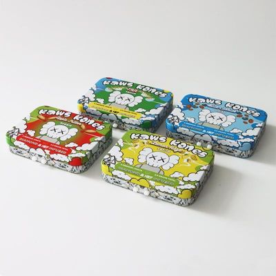 Niño mate o brillante Tin Box resistente con el parte movible del silicio para 5pcs Preroll