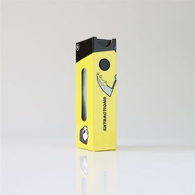 Contenedor de cartucho de vaporizador a prueba de niños muestras gratuitas caja de papel de diapositiva a prueba de niños