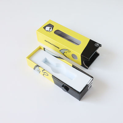 Cartucho de vapor de cartón de color personalizado Caja de embalaje de vaporizador de 1 ml 510